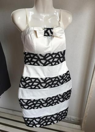Сукня бюстьє чорно-біле нове matmazel розмір м