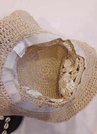 Солом'яний капелюшок, 57см7 фото