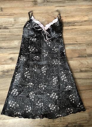 Ночная рубашка атласная