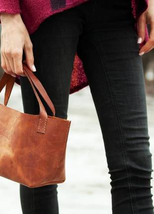 Жіноча сумка зі шкіри2 фото