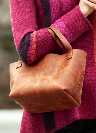Жіноча сумка зі шкіри3 фото