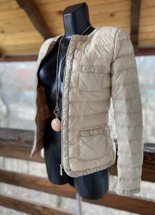 Фирменная стильная качественная натуральная ультралёгкая пуховая куртка пиджак8 фото