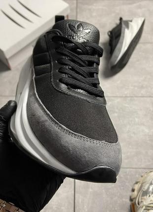 Мужские кроссовки adidas sharks grey black  41-42-43-44-456 фото