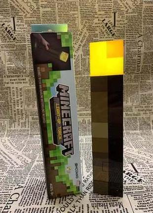 Светильник факел minecraft майнкрафт