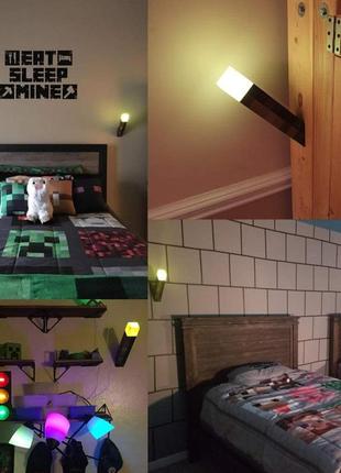 Светильник факел minecraft майнкрафт