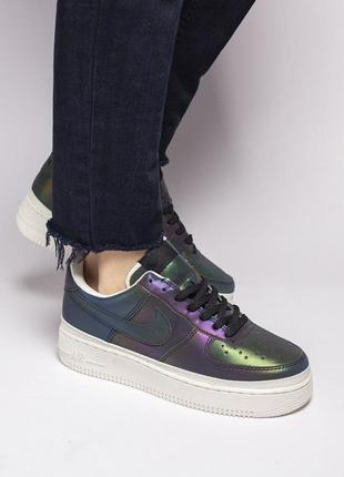 Яркие кроссовки nike air force 1 рефлективные (36-45)3 фото