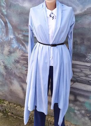 Шелковый кашемир кардиган бохо ассиметрия бренд оригинал