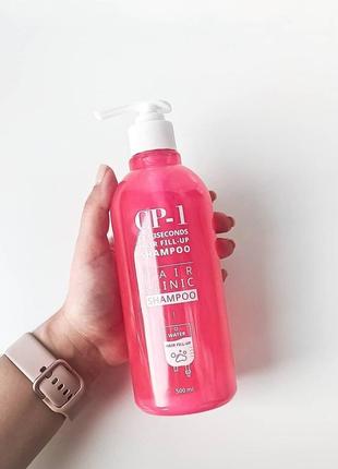 Восстанавливающий шампунь для гладкости волос esthetic house cp-1 3seconds hair...