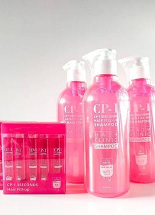 Восстанавливающий шампунь для гладкости волос esthetic house cp-1 3seconds hair...