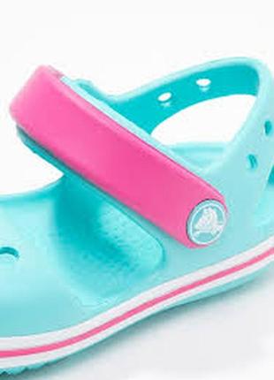 Детские босоножки crocs crocband, 100% оригинал8 фото