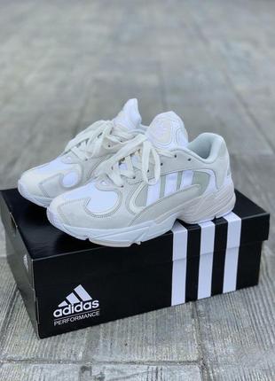 Adidas yung-1 white шикарні жіночі кросівки адідас 🌹🌈😍 стильний львів