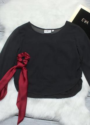 Топ-кофта, блуза з шифоновими вставками tom tailor