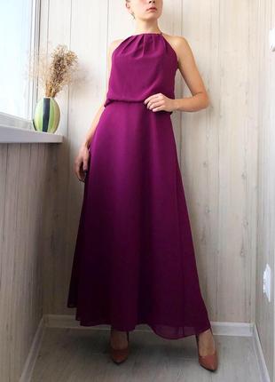 Шикарне вечірнє плаття на тонких бретелях 1+1=3