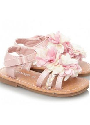 Босоніжки дитячі george "pink flower" р. 22