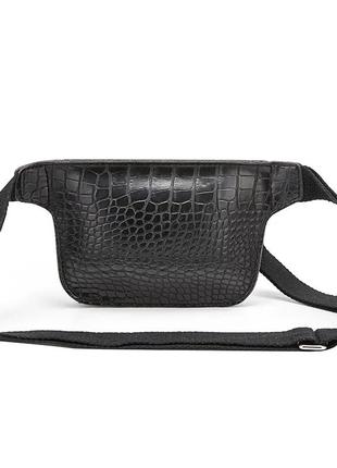 Компактная сумочка кроссбоди (черная)7 фото