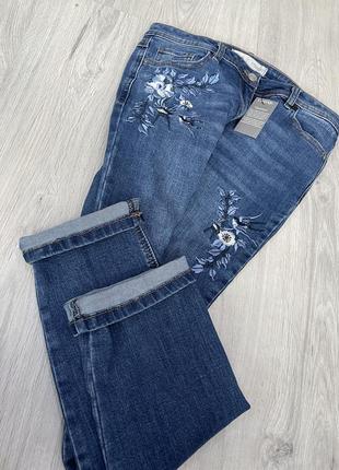 Крутые джинсы с вышивкой george mom6 фото