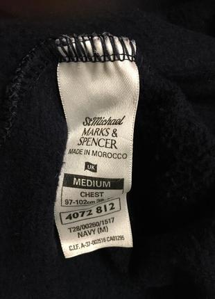 Брендовая кофта батник флис marks & spencer оригинал4 фото