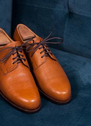 Дерби handmacher, германия 42,5 туфли мужские кожаные2 фото