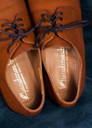 Дерби handmacher, германия 42,5 туфли мужские кожаные6 фото