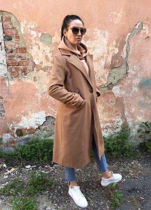 Пальто женское, средней длины, кашемир 5