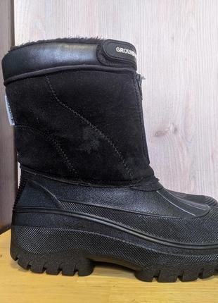 Ботинки сапоги кожаные зимние снегоходы groundwork4 фото