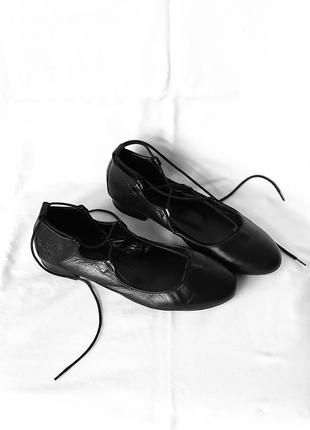 Балетки туфли шнурки 36 размер