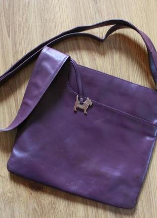 Красивая кожаная сумка практичная radley pocket bag