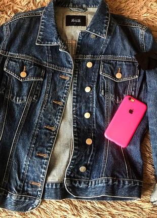 Джинсовка базовая синяя