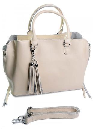 Женская кожаная сумка жіноча шкіряна сумочка2 фото