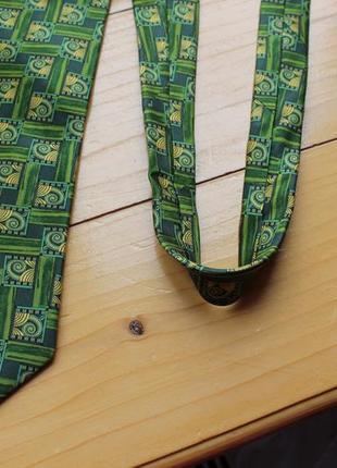 Яскравий шовковий галстук lanvin paris2 фото