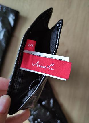 Шикарные высокие женские кожаные лаковые перчатки со стеганым верхом, р.s