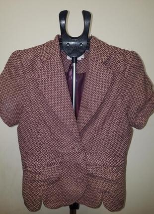 Пиджак шерсть италия,р.38