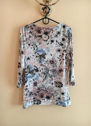 Батал большой размер стильная натуральная блуза блузка блузочка кофта кофточка весенняя5 фото