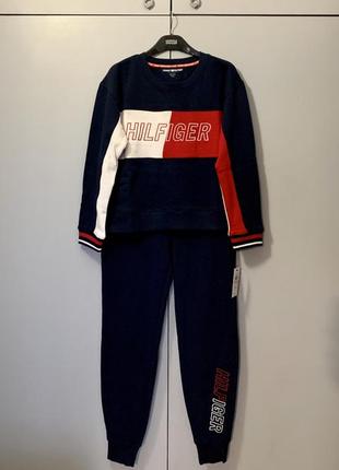 Оригинал! синий спортивный костюм tommy hilfiger sport, s