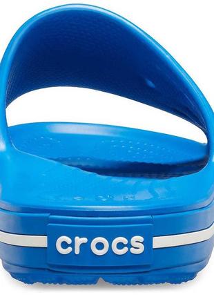 Тапочки сланцы crocs  iii slide 205733 bright cobalt/white5 фото