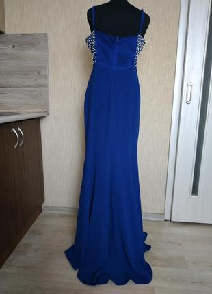 Шикарное длинное вечернее платье,выпускное платье,платье для фотосессии р.44-46 (м)6 фото