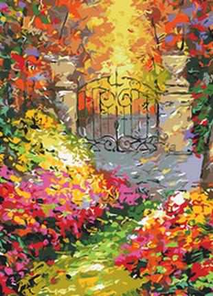 Картина за номерами осінній сад