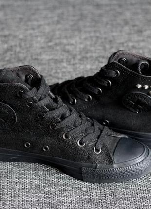 Кеды converse chuck taylor all star. нат замша оригинал