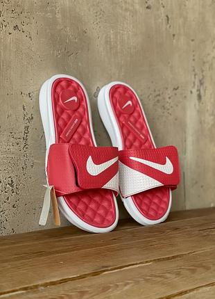 Чоловічі капці nike red white 40