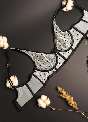 Сетчатый нежный лиф luxe lingerie unlined plunge bra victoria's secret