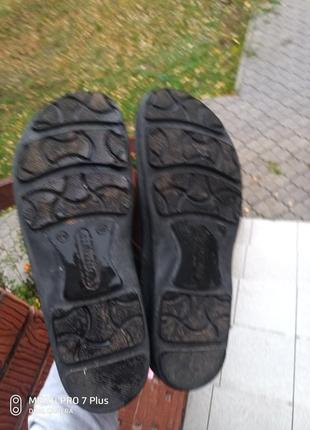 Добротные ботинки из кожи и 44-45 footprints на широкую стопу4 фото