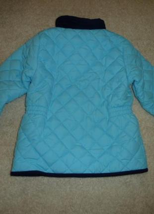 3-4 года классная куртка с эльзой холодное сердце в идеале2 фото