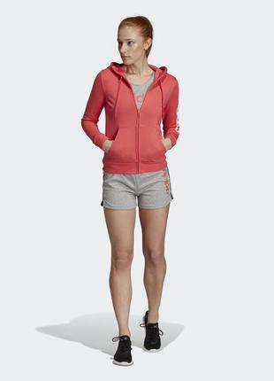 Худи женское adidas w e lin fz hd du06525 фото