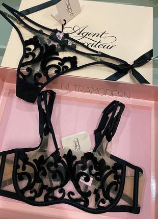 Комплект белья мирового бренда agent provocateur 34b (75b), 34c (75c), низ 2 (s)4 фото