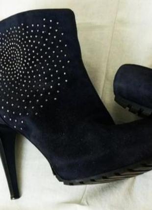 Італія натуральна замша ботильйони напівчоботи челсі