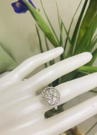 Серебряное кольцо с фианитами zarina4 фото