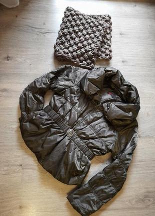 Курточка демисезонная женская 38р +подарок шарф-снуд!