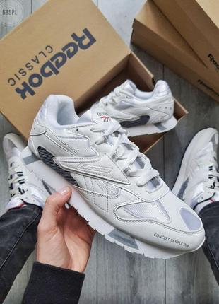 Reebok white, чоловічі кросівки рібок білі кросівки рібок