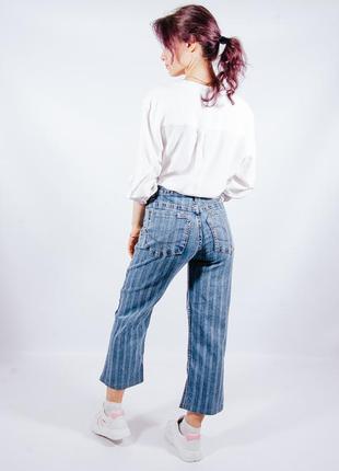 Женские джинсы в полоску, жіночі джинси у смужку2 фото
