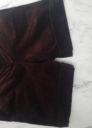 Шорты велюровые